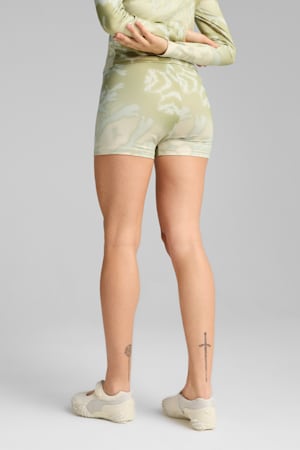 DARE TO All-Over Print 3" Tights Women, Pistachio Green-AOP, extralarge-GBR